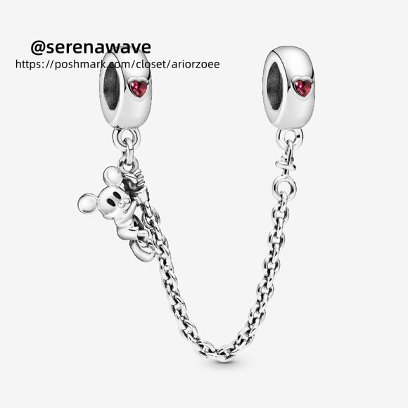 Pandora Disney, Climbing Mickey Safety Chain - Picture 1 of 3